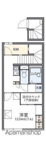 レオパレスドエール28(1K/2階)の間取り写真