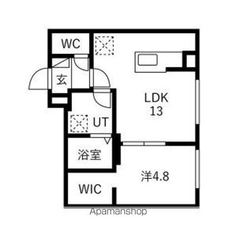 RUMO LUEB(1LDK/4階)の間取り写真