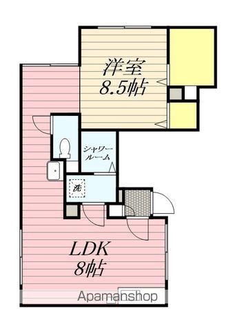 シティハイツ村川B(1DK/2階)の間取り写真