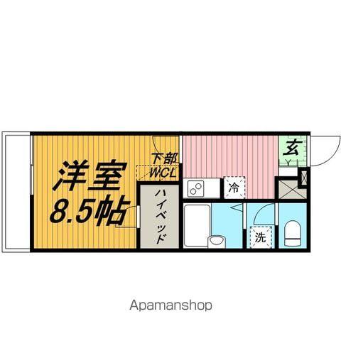 レオパレスコスモMK(1K/4階)の間取り写真