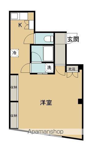 田中ビル(ワンルーム/3階)の間取り写真