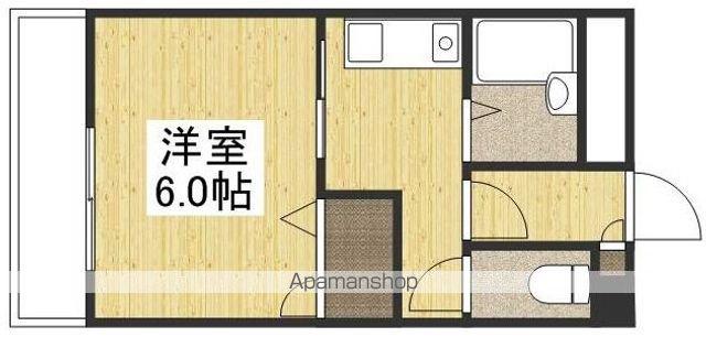 エスポアール21A(1K/2階)の間取り写真