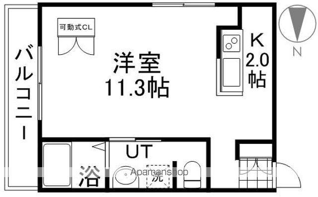 LIFE COURT(1K/1階)の間取り写真