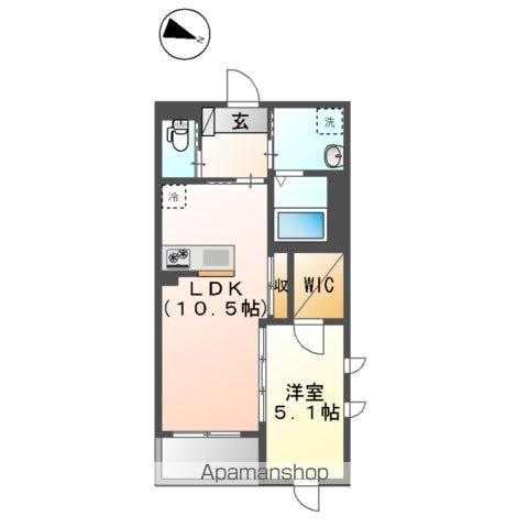 東大泉6丁目マンション工事(1LDK/2階)の間取り写真