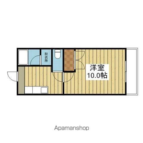 キャッスルエアポート(1K/7階)の間取り写真