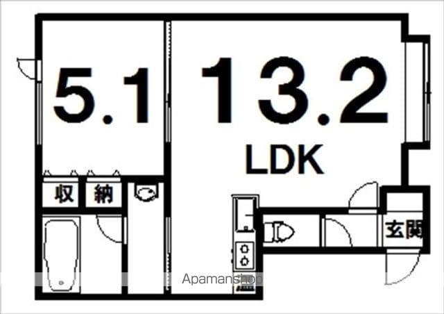 ヴィレッタ(1LDK/2階)の間取り写真