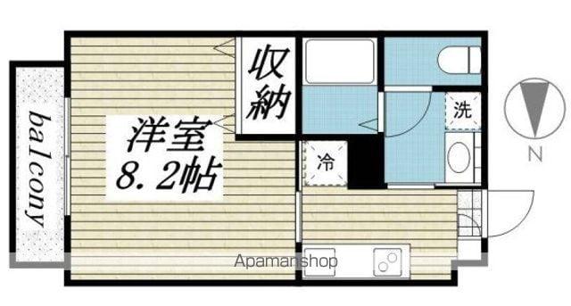 レスポワール小岩(1K/2階)の間取り写真