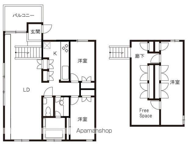 REPIA-M(3LDK/5階)の間取り写真