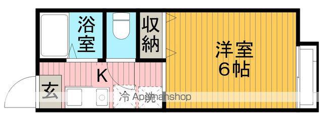 蛍和ハウス(1K/1階)の間取り写真