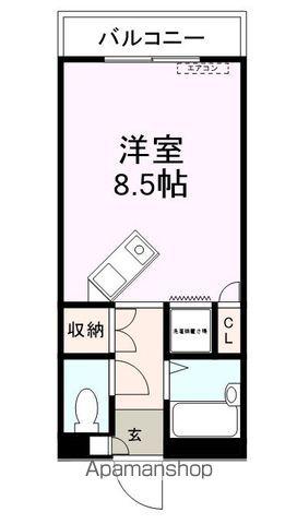 アルフィーネ宇部(ワンルーム/3階)の間取り写真