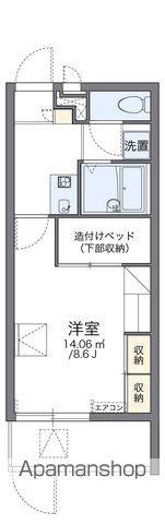 レオパレス屋形(1K/1階)の間取り写真