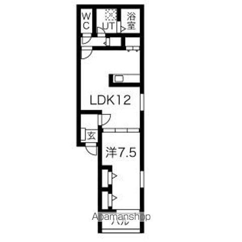 PREMIER(1LDK/3階)の間取り写真