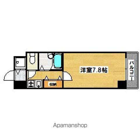 フロレスコ昭和町(1K/1階)の間取り写真