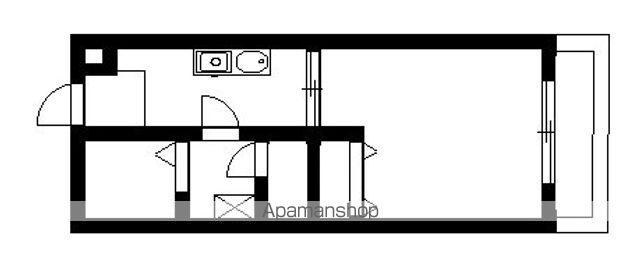 プリマベーラ(1K/2階)の間取り写真