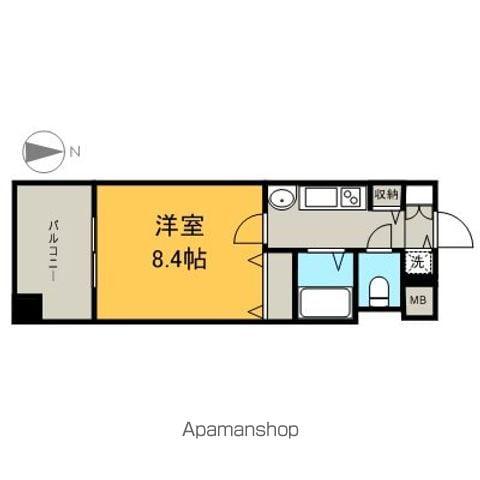 プレサンス泉セントマーク(1K/5階)の間取り写真