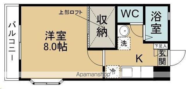 ティエラドミールC棟(1K/1階)の間取り写真