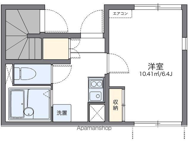 レオネクスト妙見南(1K/1階)の間取り写真