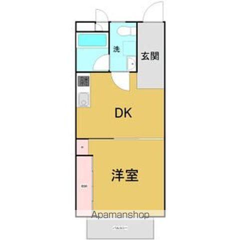 RENOBASE本山(1DK/2階)の間取り写真