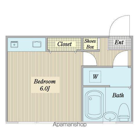桜台コートハウス(ワンルーム/3階)の間取り写真