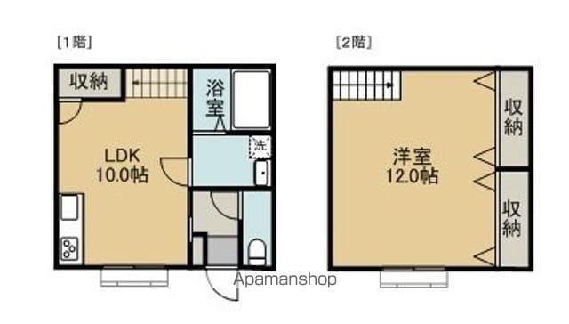みどり館(1LDK/1階)の間取り写真