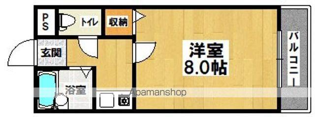 大阪メトロ御堂筋線 なかもず駅(大阪メトロ) 徒歩9分 4階建 築33年(1K/1階)の間取り写真