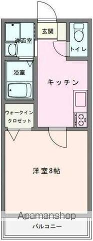 アネシス屏風ヶ浦(1K/2階)の間取り写真
