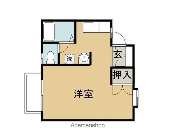 アルフィーハイツ(1DK/2階)の間取り写真