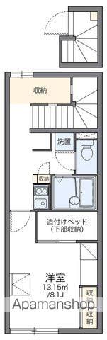 レオパレス大垣Ⅲ(1K/2階)の間取り写真