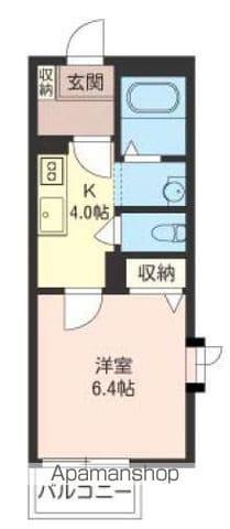 ドルフK・Y(1K/2階)の間取り写真