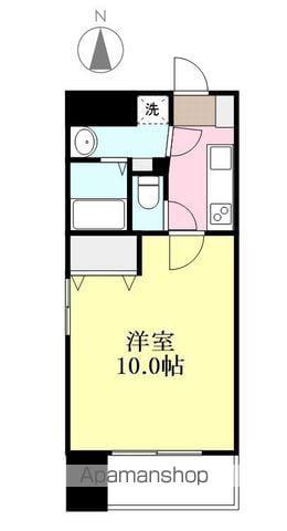 ルラシオン松山高砂(1K/3階)の間取り写真