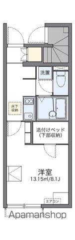 レオネクストフキ(1K/1階)の間取り写真