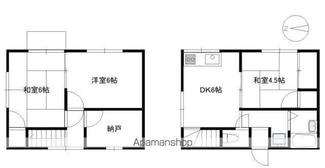 ガーデンコートＢ(3SDK)の間取り写真