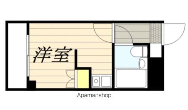 メゾン・ド・エトレーヌ(ワンルーム/4階)の間取り写真