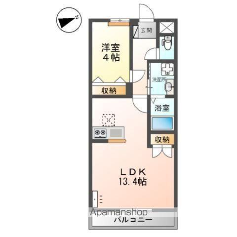 シーサイドレジデンスNK(1LDK/1階)の間取り写真