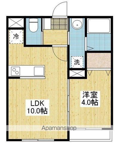 RENOTTA TAKEWARA(1LDK/3階)の間取り写真