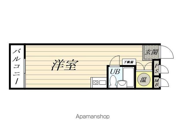 グランドメゾン鶴見(ワンルーム/9階)の間取り写真