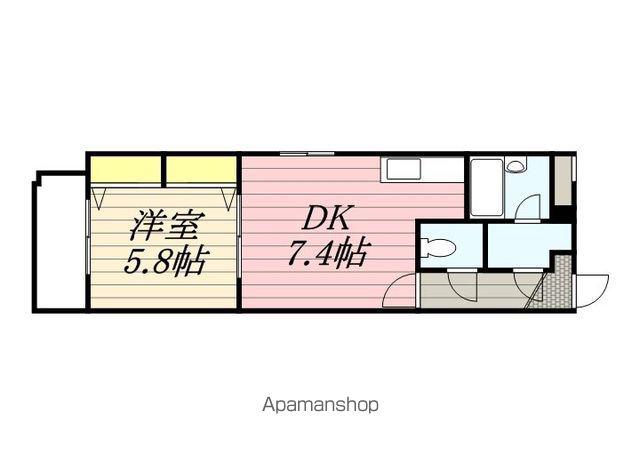 レジデンス高石(1LDK/4階)の間取り写真