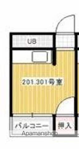 コート宮脇Ⅴ(ワンルーム/3階)の間取り写真