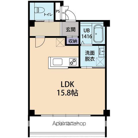 PRIME RESIDENCE 飛騨高山Ⅱ(ワンルーム/2階)の間取り写真