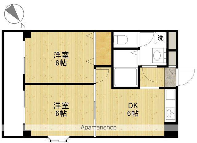 パレスファンテーヌ(1LDK/3階)の間取り写真