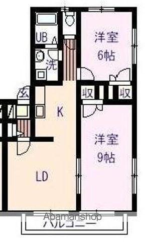 メモリーズホームA(2LDK/2階)の間取り写真
