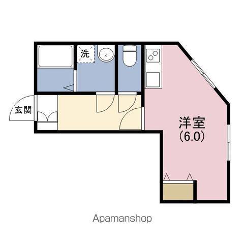 丸一橋ハイツ(ワンルーム/3階)の間取り写真