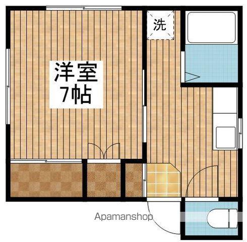 べるべーる(1K/2階)の間取り写真