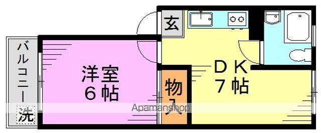 三田東中野コーポ 3階階 間取り