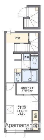 レオパレスサクシード(1K/2階)の間取り写真