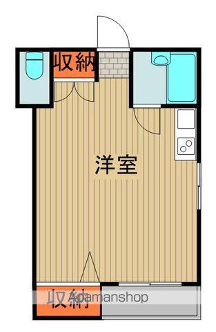 柳町マンション(ワンルーム/2階)の間取り写真