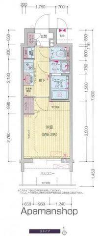 プレサンス新栄ユリシス(1K/5階)の間取り写真