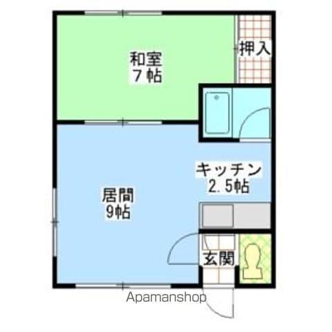 第一工藤ハイツ(1LDK/2階)の間取り写真