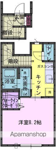 センチュリオンⅠ(1K/2階)の間取り写真