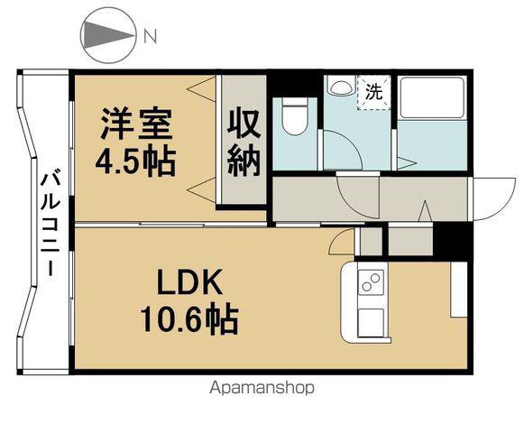エミネンス園(1LDK/3階)の間取り写真